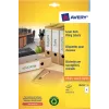 Avery LR4761-25 etiquetas de archivo blancas 61 x 192 mm 100 etiquetas (25 hojas x 4)
