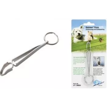 WEDO PICCO pinza extractora de garrapatas con llavero, metal, 1 ud. 271 790054