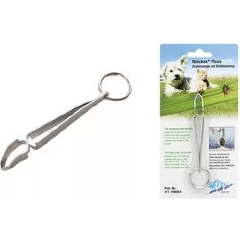 WEDO PICCO pinza extractora de garrapatas con llavero, metal, 1 ud. 271 790054