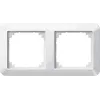 Merten System M marco 2 elementos, blanco polar brillante 389219