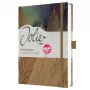 SIGEL Jolie Pure Feathers cuaderno, DIN A5, rayado, tapa dura, papel blanco, 176 páginas JN859