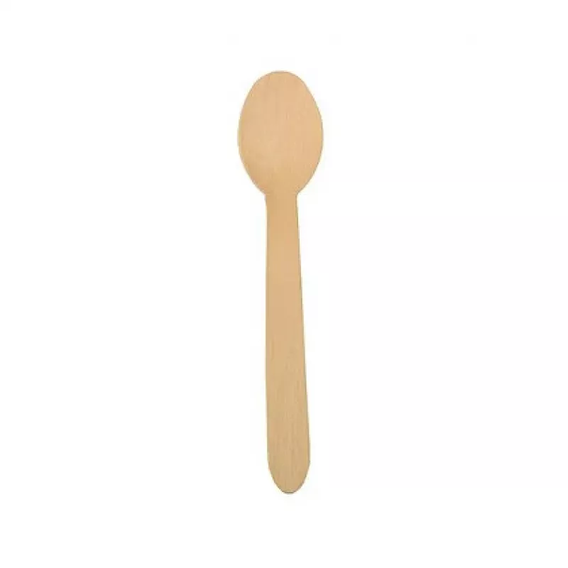 PAPSTAR cucharas de madera pure, 157 mm, madera de abedul, natural claro, 500 uds., biodegradable 86941