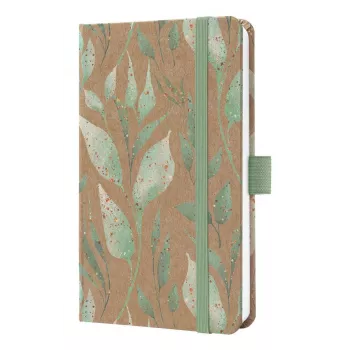 SIGEL agenda semanal Pure Sparkle Leaves planta 2026 multicolor - A6 (J6802)