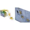 Pegatinas de estrellas de Navidad SIGEL, estampación dorada, 47 x 47 mm, en rollo (CS112)