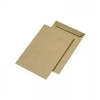Bolsa de envío MAILmedia 301017 E4, sin ventana, engomada, marrón, 130 g/m²