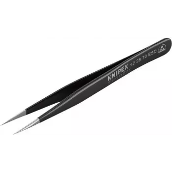 Pinza de precisión ESD KNIPEX 92 28 70 punta fina 110 mm