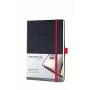 Cuaderno SIGEL Conceptum A5 rayado negro/rojo tapa dura CO663