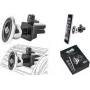 Soporte magnético de ventilación para coche WEDO Dock-it Premium Mini para smartphones, negro/plata 60 15054