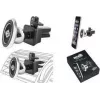 Soporte magnético de ventilación para coche WEDO Dock-it Premium Mini para smartphones, negro/plata 60 15054