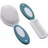 Olympia H+H set de cepillo y peine para bebé BS 868, cerdas naturales, extrasuaves, blanco, 98374