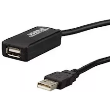 E+P CC 508/10 cable alargador USB 2.0, 10 m, negro 924560
