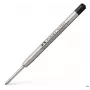 FABER-CASTELL recambio de bolígrafo de gran capacidad F, negro, punta de acero, para copias - 1 ud. (148744)