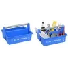 allit McPlus Carry Roi maletín de herramientas azul con asa de aluminio, 2 compartimentos grandes 8500905016