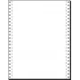 SIGEL Papel continuo, 305 x 240 mm, 70 g/m², 2000 hojas, perforación de hoja individual, blanco 12241