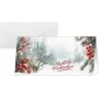 SIGEL DS645 Tarjeta navideña Scandinavian Snow, DIN Lang horizontal, cartulina blanca de 250 g/m², inyección de tinta/láser/fotocopiadora, 1 ud.