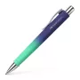 Faber-Castell Poly Ball Urban Bolígrafo con pulsador, Buzzing Blue, tinta azul, 0,6 mm de grosor de trazo (XB), 1 ud. 241132