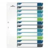 DURABLE 679627 Índice A4+ polipropileno liso, multicolor, vertical, 0,27 mm, perforación universal de 11 agujeros
