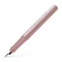 Faber-Castell GRIP 2011 Pluma estilográfica, rosa, plumín mediano 140808