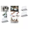 DURABLE PRESENTER DE LUXE Portatarjetas de mesa A4 horizontal 105x297 mm Transparente 820319