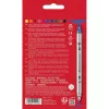 FABER-CASTELL Rotuladores de fibra de doble punta con purpurina, 10 colores diferentes, lavables, puntas de 3-5 mm y 1 mm 151107