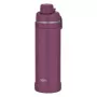 THERMOS Ultralight Max Botella isotérmica, 1,0 L, mora, acero inoxidable de doble pared, con vaso 4135.304.100