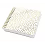 SIGEL Jolie Inspire Square Golden Rain Cuaderno de espiral A5 cuadrado en blanco 120 g/m² JQ100