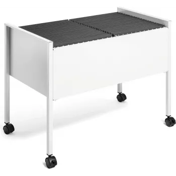DURABLE Carro de archivo colgante ECONOMY DUO 100 A4, gris claro 308210