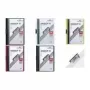 DURABLE DURACLIP ORIGINAL 60 A4 Carpeta de pinza, tapa frontal azul oscuro transparente, pinza metálica, pack de 5 (2238-07)