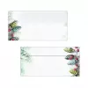 Sigel DU177 Christmas Garland Sobre DIN largo (DL, 110 x 220 mm), sin ventana, blanco/verde, 90 g/m², 50 uds