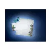 Sigel DU177 Christmas Garland Sobre DIN largo (DL, 110 x 220 mm), sin ventana, blanco/verde, 90 g/m², 50 uds