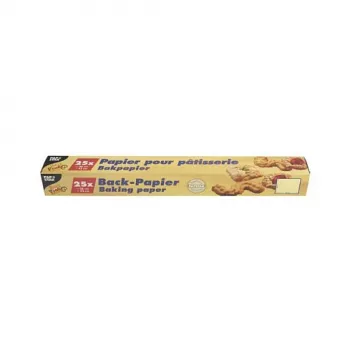 PAPSTAR Hojas de papel de horno, marrón, 380 x 420 mm, antiadherente por ambas caras, resistente al calor hasta 220°C, pack de 24 14201