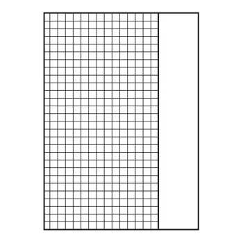 Oxford Papel de recambio para archivador A4 cuadriculado 50 hojas 4 taladros con margen blanco 400131580