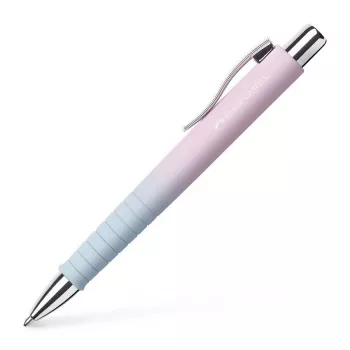 Faber-Castell Poly Ball Urban Bolígrafo, Blushing Sky, tinta azul, 0,6 mm XB, zona de agarre antideslizante 241131