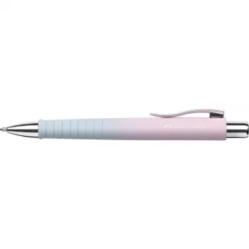 Faber-Castell Poly Ball Urban Bolígrafo, Blushing Sky, tinta azul, 0,6 mm XB, zona de agarre antideslizante 241131