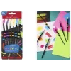 Faber-Castell Set de pinceles de pelo sintético con 6 uds. y zona de agarre soft-touch, resistente, sintético suave - 1 ud. (481622)