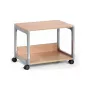 DURABLE SYSTEM 48 Carro de servicio multifunción, 3 bandejas, gris claro, 600 x 480 x 900 mm, 120 kg de carga total 3710124