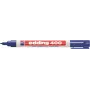 Edding 400 Set de rotuladores permanentes 4-400-4-1999, negro/rojo/azul/verde, resistentes al agua