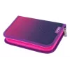 HERLITZ Estuche escolar Dip Dye rosa/lila, 31 piezas, poliéster, 205 x 140 x 38 mm, 2 solapas, cremallera 400205910