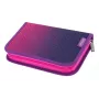 HERLITZ Estuche escolar Dip Dye rosa/lila, 31 piezas, poliéster, 205 x 140 x 38 mm, 2 solapas, cremallera 400205910