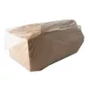 Papstar 87612 Recipiente de comida desechable, cartón con recubrimiento PLA, marrón, 750 ml, redondo, pack de 25