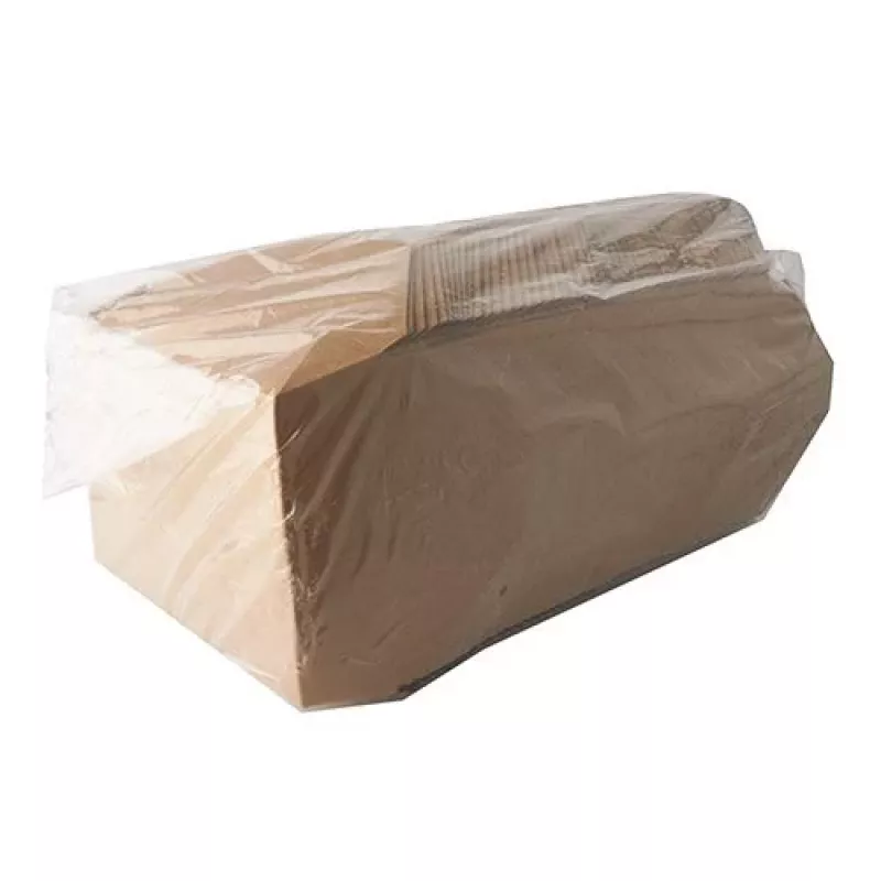 Papstar 87612 Recipiente de comida desechable, cartón con recubrimiento PLA, marrón, 750 ml, redondo, pack de 25