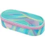 HERLITZ Minty Love Estuche de poliéster, compartimento principal grande con solapa interior, verde menta/multicolor 400205922