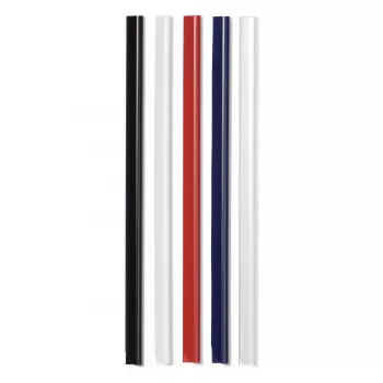 DURABLE Pinzas de encuadernación A4 3 mm, rojo, 50 uds. (293003)