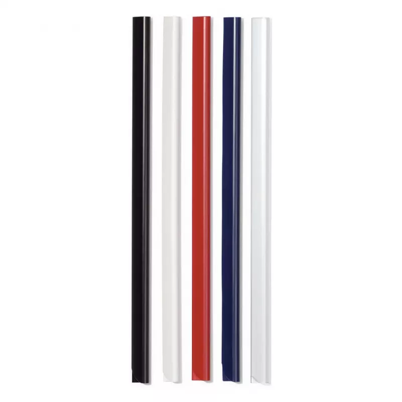 DURABLE Barras de sujeción A4 3 mm, rojo, 50 unidades (293003)