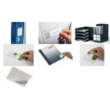DURABLE POCKETFIX Bolsa autoadhesiva 90x57mm, transparente, pack de 100 829319