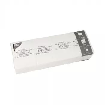 PAPSTAR DAILY Collection Servilletas de snack, tissue blanco, plegado 1/4, 250 por paquete 37406