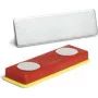 DURABLE Set de imanes autoadhesivos, 10 unidades, 20 x 20 mm, cuadrados magnéticos flexibles 891700