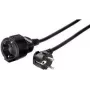 e+p SV 32 Alargador 3m negro Schuko 1 toma 16A