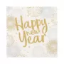 PAPSTAR Happy New Year Servilletas 330 x 330 mm, 3 capas, plegado 1/4, pack de 20 89772