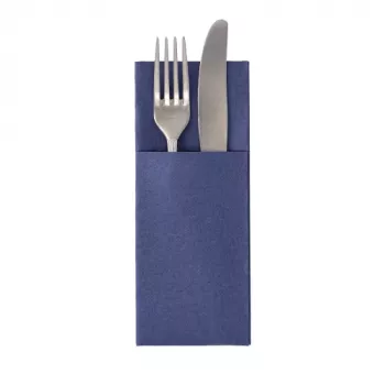 PAPSTAR Royal Collection Bolsa para servilletas, azul oscuro, tissue premium, 1 unidad 37332
